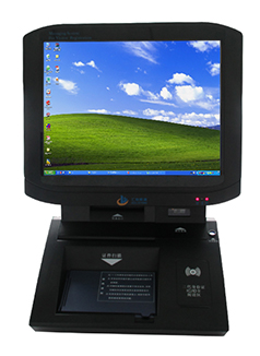 Visitor Management Kiosk（Desktop) - S-VM202-BLACK